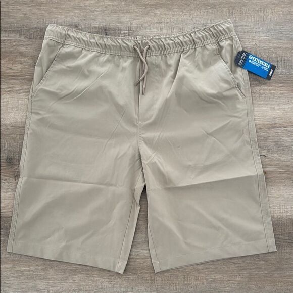 Nautica Grey stone Shorts with Elastic Waistband size XL - Picture 1 of 3